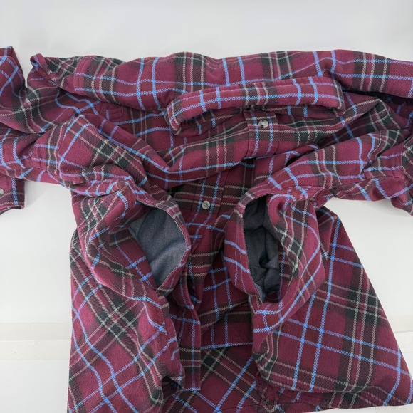 Duluth Trading Company Mens Flannel Shirt Plaid Long Sleeve Button Up 3XL Pocket - Picture 5 of 13